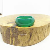 Украшения handmade. Livemaster - original item 20.25 r-r Ring green tinted agate (ZTA2025101). Handmade.