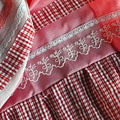 Одежда handmade. Livemaster - original item Skirt made of linen and cotton 