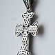 cross: Cross body silver, rubber. Cross. Persian (persianjewelry) (persianjewelry). Online shopping on My Livemaster.  Фото №2