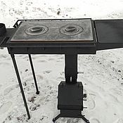 Дача и сад handmade. Livemaster - original item Rocket oven with stove. Handmade.