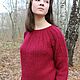 Заказать Джемпер  женский  "Танго". Ольга Торопова (Lelya_crochet). Ярмарка Мастеров. . Джемперы Фото №3