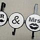 Заказать Вешалка на дверь "Mr & Mrs". TTDecor (Никита,металл в интерьере). Ярмарка Мастеров. . Вешалки и крючки Фото №3
