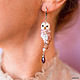 Order Asymmetric earrings ' Powdery Owls'. Coffeelena. Livemaster. . Earrings Фото №3