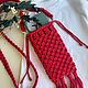 Макраме сумочка чехол для телефона. Авоська. Наталья (MACRAME FOR HYGGE). Ярмарка Мастеров.  Фото №6
