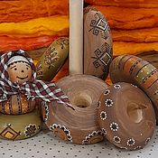 Куклы и игрушки handmade. Livemaster - original item Pyramid 20-21 cm wooden Stesha. Handmade.
