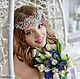 Wedding wreath. Silver drops, Hair Decoration, St. Petersburg,  Фото №1