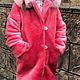 Order Pink fur coat for girl. Kids fur coat. Livemaster. . Childrens outerwears Фото №3