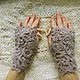 Mitts 'the Stone flower' Irish lace. Mitts. 'Irish lace'  Elena. Online shopping on My Livemaster.  Фото №2