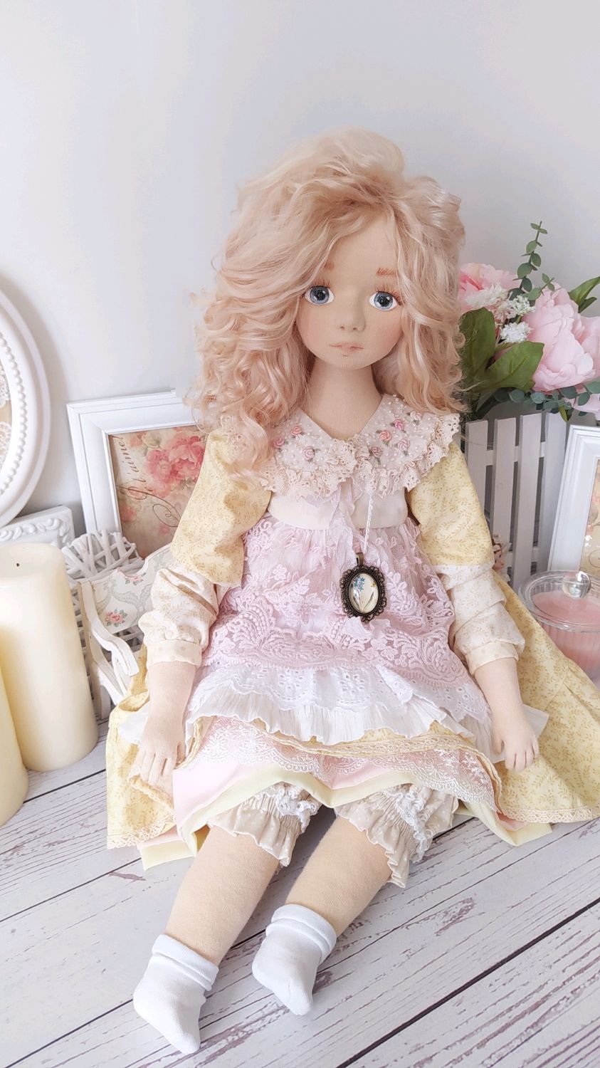 Продана.Текстильная интерьерная кукла Ева, Интерьерная кукла, Омск,  Фото №1