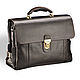 Bormental leather briefcase (dark brown), Brief case, St. Petersburg,  Фото №1