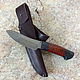 Knife 'Canadian-4' h12mf leather mikarta, Knives, Vorsma,  Фото №1