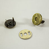 Материалы для творчества handmade. Livemaster - original item Magnetic button 10 mm, color antique bronze.. Handmade.