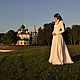 Stylized dress in the style of the Edwardian era 'Poetry 4' White sheet, Dresses, Moscow,  Фото №1