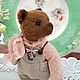 Мишка тедди 14 см в одежде. Мишки Тедди. Valeri39&Teddy. Ярмарка Мастеров.  Фото №4