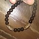 Men's women's bracelet with Vintage inserts Black agate. Bead bracelet. Rimliana - the breath of the nature (Rimliana). Online shopping on My Livemaster.  Фото №2
