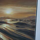 Painting 'Golden Sunset' oil on canvas 50h70 cm. Pictures. Kartiny Vestnikovoj Ekateriny. Ярмарка Мастеров.  Фото №5