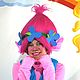 Wig Hat Pink. Carnival costumes. clubanimatorov. Online shopping on My Livemaster.  Фото №2