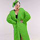 Outerwear: Bright hooded down jacket ' Green Apple'. Down jackets. Evgeniya Petrik. Online shopping on My Livemaster.  Фото №2