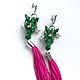 Серьги лошадь, серьги лошади, horse earrings, серьги кони. Серьги-кисти. SWEET FETISH. Ярмарка Мастеров.  Фото №6