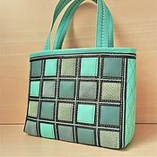 Сумки и аксессуары handmade. Livemaster - original item Bright summer bag, tiffany, turquoise bag for summer, 211. Handmade.