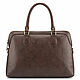 Women's leather bag 'Aurora' (brown smooth leather), Classic Bag, St. Petersburg,  Фото №1
