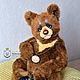 Order Big teddy bear Oscar 16 in (40 cm) collectible bear. NatalyTools (natalytools). Livemaster. . Teddy Bears Фото №3