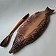 Carved wooden dish for serving 'Pike', Dish, Elista,  Фото №1