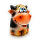 Ceramic figurine ' Varyag Bull'. Figurine. aboka. Online shopping on My Livemaster.  Фото №2