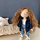 Кукла текстильная 25 см. Тыквоголовка. Яшина Нина и Максимова Евгения (TrinitiHandmade). Интернет-магазин Ярмарка Мастеров.  Фото №2