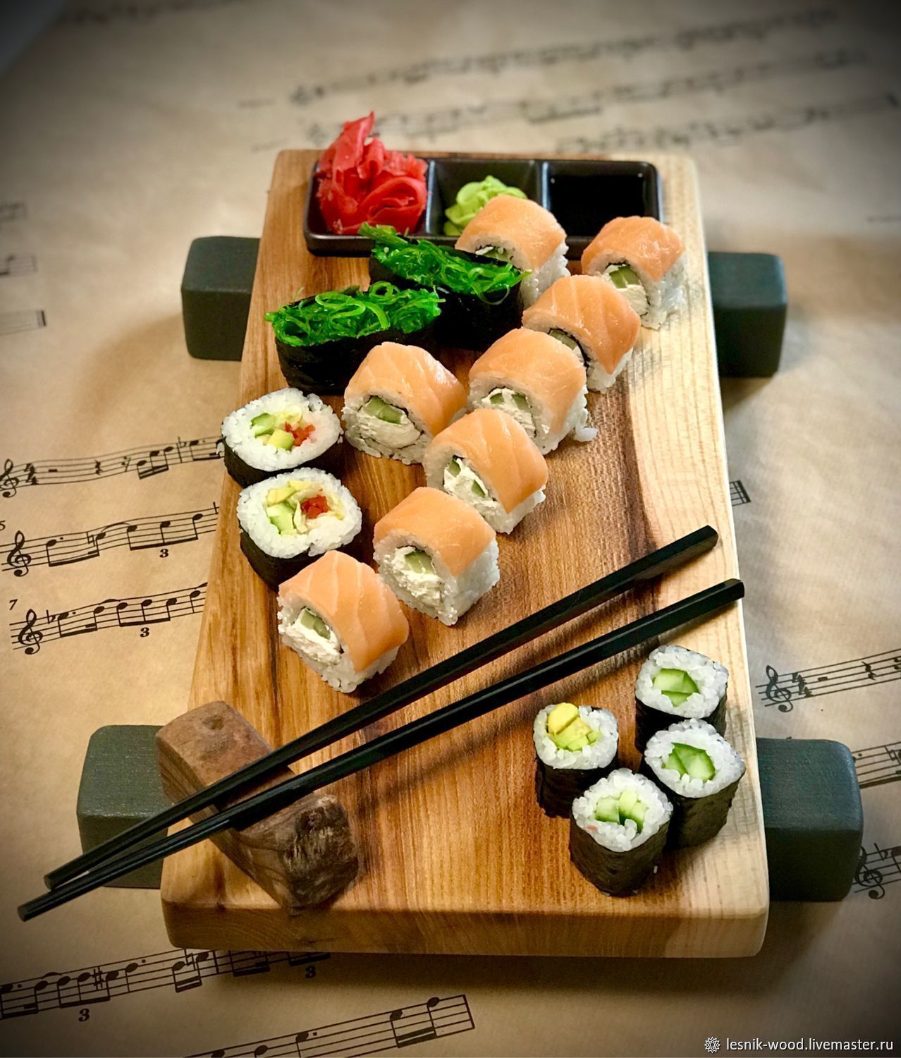 Как делать суши из набора для суши фото 70