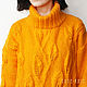 Jerseys: Sweater women knitted Leaves. Sweaters. CUTE-KNIT by Nata Onipchenko. My Livemaster. Фото №4