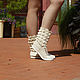 Summer boots 'Vanessa'. High Boots. KnittedBoots. My Livemaster. Фото №5