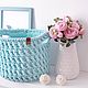 Master class Large relief basket made of polyester cord. Master Classes. arsbaskets. Online shopping on My Livemaster.  Фото №2