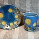 teacups: Dandelions. Single Tea Sets. Marisavesennaya ceramics. Online shopping on My Livemaster.  Фото №2
