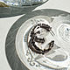 Винтаж: Серьги "Кольца Урании" под серебро 1928 Jewelry. Серьги винтажные. Винтажные сокровища_2. Интернет-магазин Ярмарка Мастеров.  Фото №2