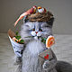 SPRING, HOWEVER! Knitted Tomcat. Stuffed Toys. Knitted toys Olga Bessogonova. My Livemaster. Фото №4
