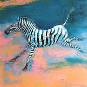 Картины и панно handmade. Livemaster - original item Pictures: Zebra. Handmade.