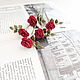 Ramo de rosas; marcador de libro. Bouquets. Elysever jewelry. Online shopping on My Livemaster.  Фото №2