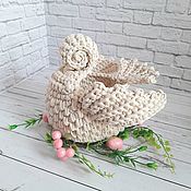 Для дома и интерьера handmade. Livemaster - original item Basket Bird. Handmade.