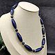 Magnificent beads made of natural Lapis Lazuli and river pearls Peacock. Beads2. naturalkavni. My Livemaster. Фото №5