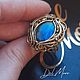 Ring with a blue labradorite stone 'Bluebird' 4. Ring. Del-moro. My Livemaster. Фото №6