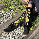 boots: Fur boots with contrasting embroidery - limited edition, High Boots, Rimini,  Фото №1