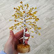 Цветы и флористика handmade. Livemaster - original item Birch from amber, tree from amber, oak from amber, tree from amber. Handmade.