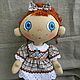 Кукла в коричневом платье, Мягкие игрушки, Ставрополь,  Фото №1