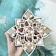 The shape for the Mandala Lily mosaic. Mosaic. butikpodarkovv. My Livemaster. Фото №5