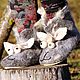 Chuni Slippers felted ' Sheep ', on the sole, Slippers, Cheboksary,  Фото №1