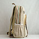 Order Backpack made of hemp Himalayan Manaslu brown. Hemp bags and yarn | Alyona Larina (hempforlife). Livemaster. . Backpacks Фото №3