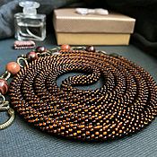 Lariat of beads 