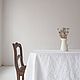 WHITE LINEN tablecloth - table linen made of softened linen, Tablecloths, Moscow,  Фото №1