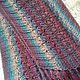 Knitted scarf 'Burgundy-blue-green'. Scarves. hand knitting from Galina Akhmedova. My Livemaster. Фото №6